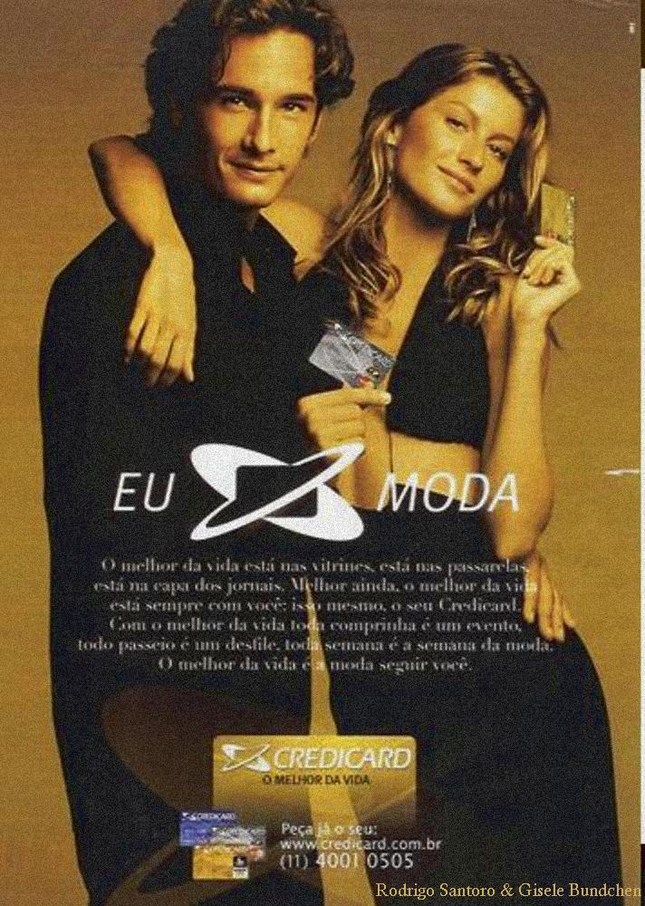 Photo from Gisele Bundchen - 2003 brasil credi card